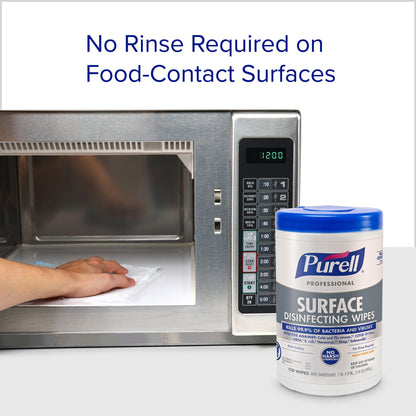 Purell Surface Cleaning Wipe 9342-06, 110 Count (Pack of 6), 660 Count – view 6