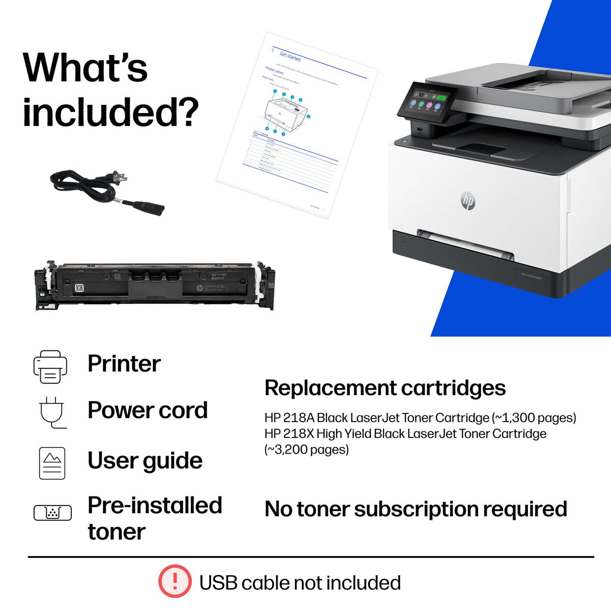 HP Printer 499Q3F#BGJ, standard – view 7