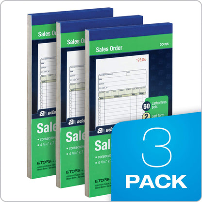 Adams Office Products DC4705-3, 3 Books, 150 Count – view 7