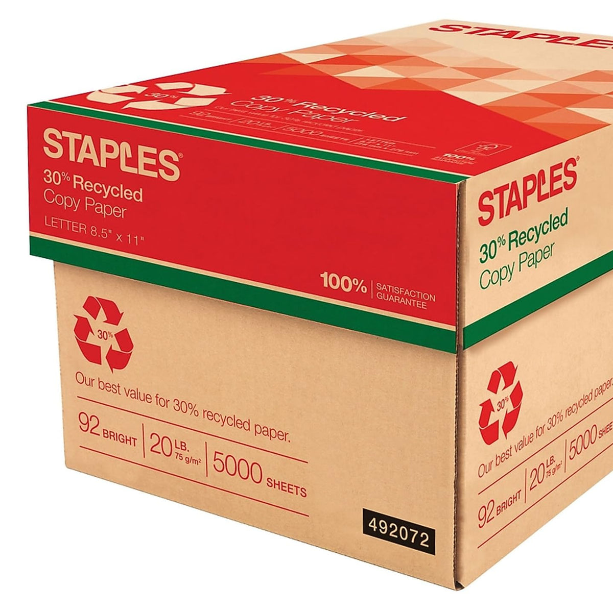 Staples Print Copy Paper, 8.5'' x 11'', 30 Count – view 3