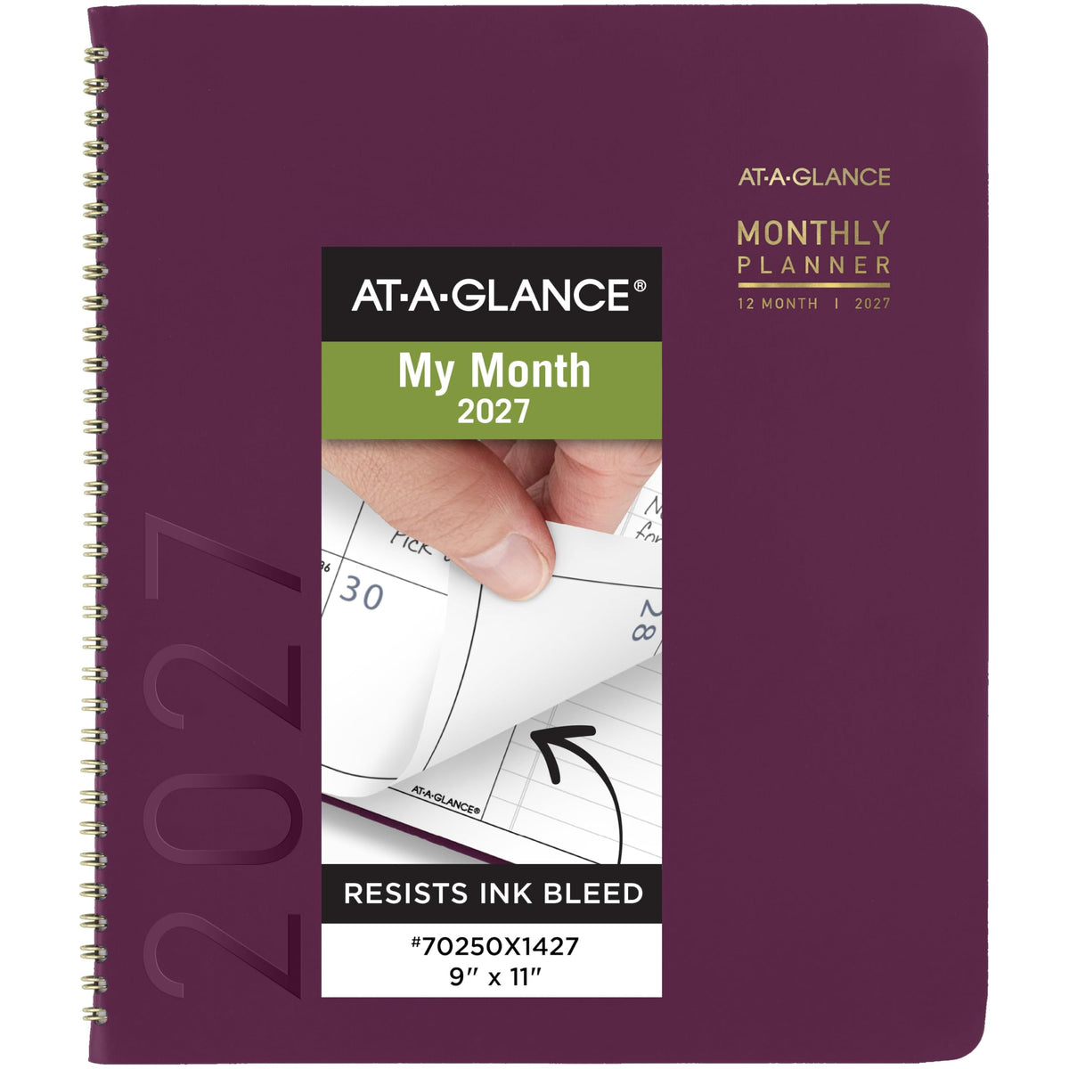 AT-A-GLANCE Planner 70250X14, 9" x 11"