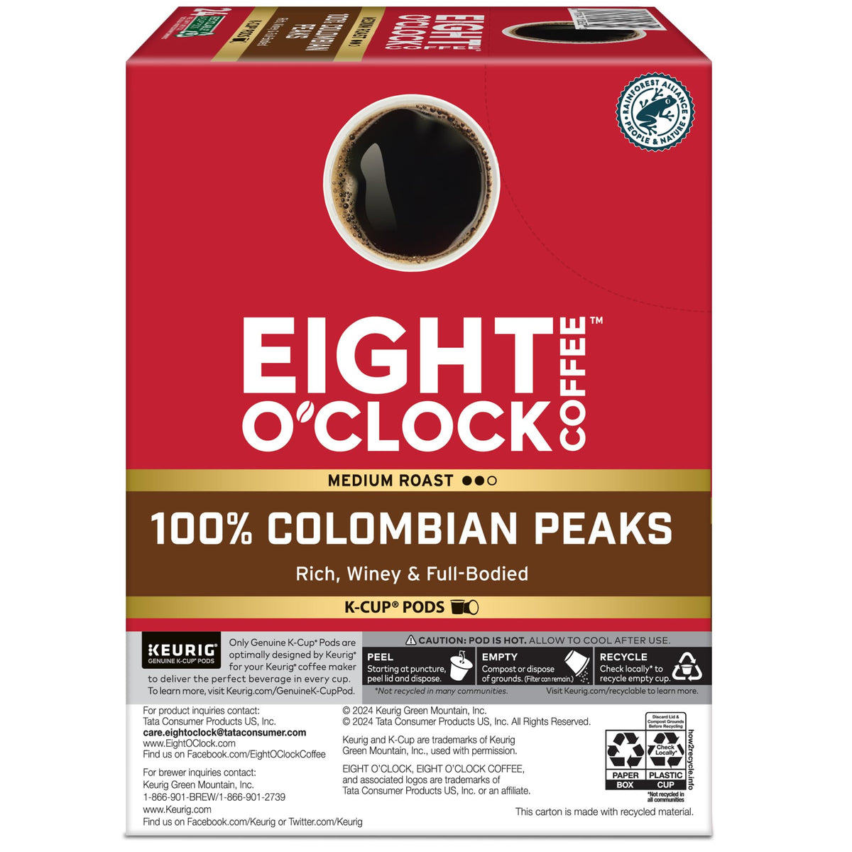 Eight O'Clock Coffee 6812, 24 Count (Pack of 4), 96 Count – view 13