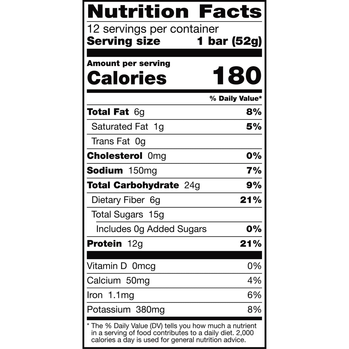 RXBAR Snack Food Bar RXF202, 12 Count – view 10