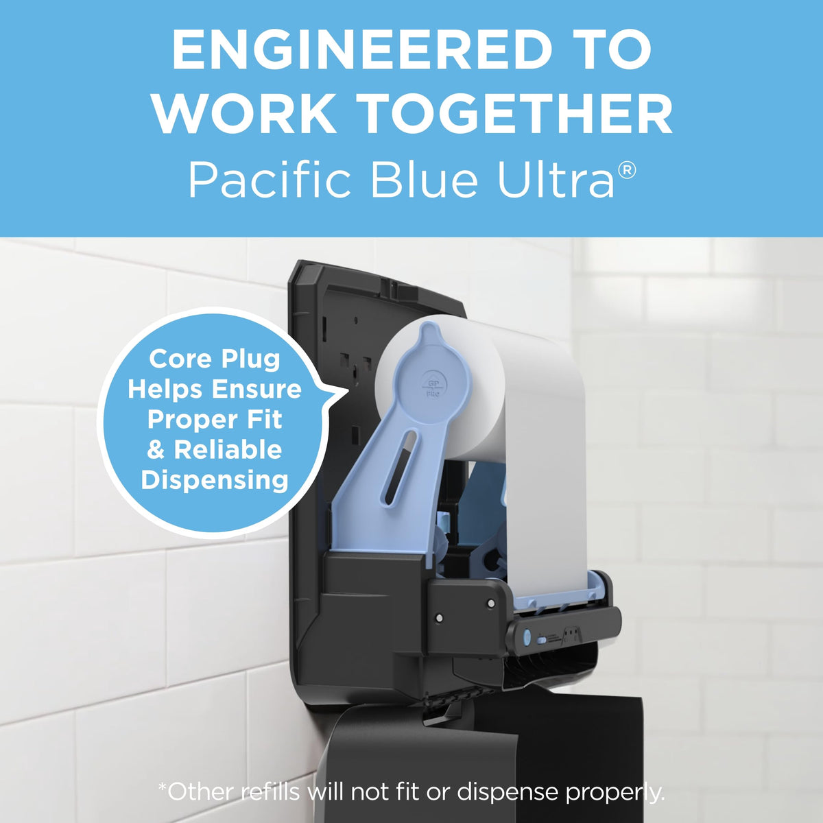 Georgia-Pacific Paper Towel Holder 59590, 12.9" x 9" x 16.8" – view 4