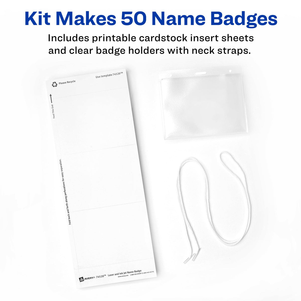 Avery Badge Holder 74520, 50 – view 3