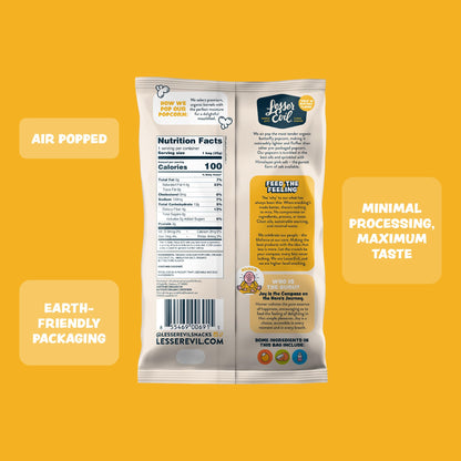 Lesserevil Popcorn, 0.88 Ounce (Pack of 12) – view 5