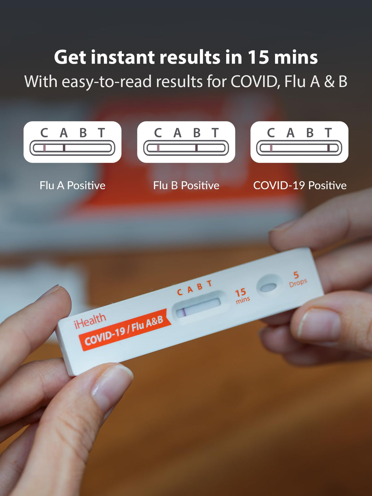 iHealth Professional Healthcare ICF-3000, 1 Pack, 4 Tests – view 2