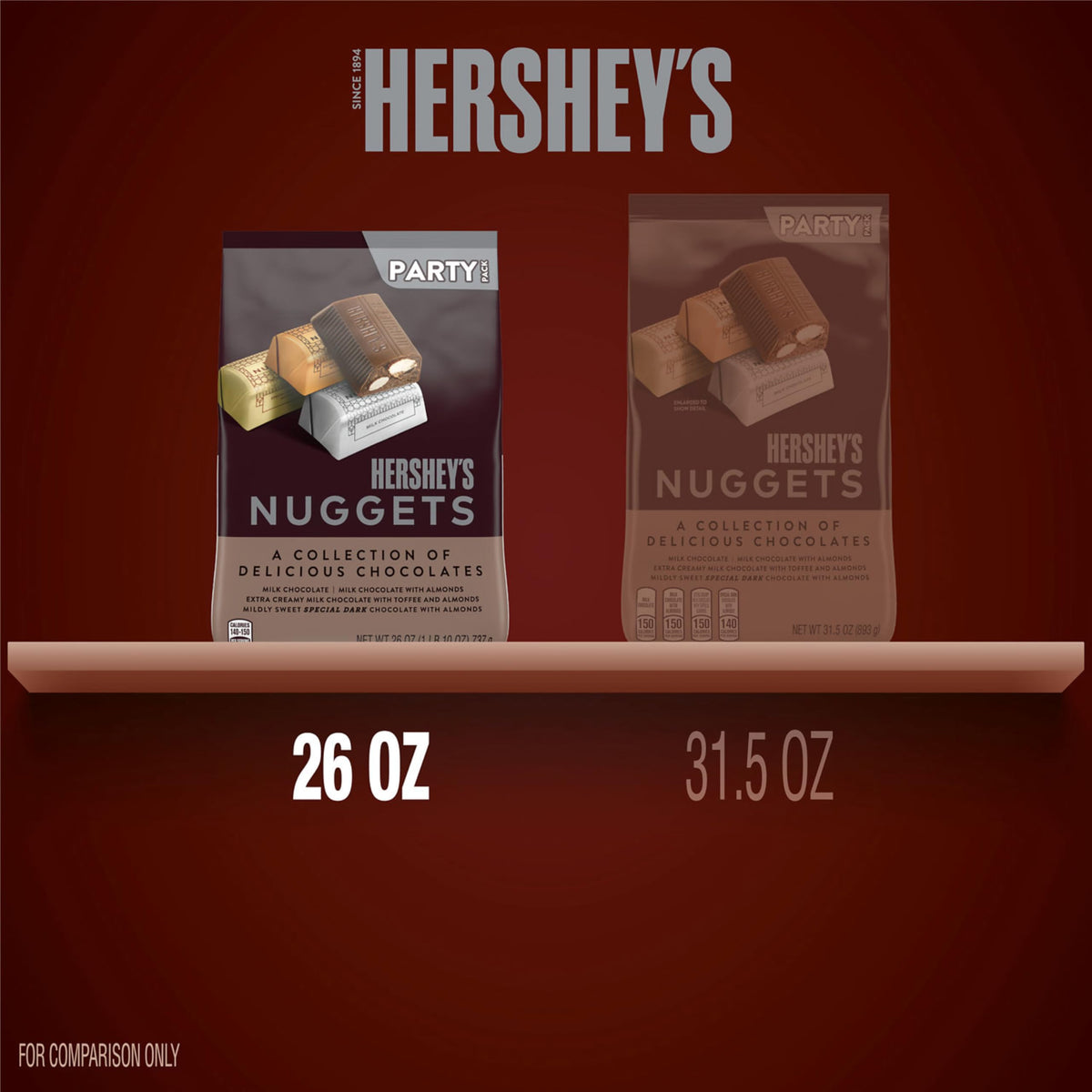 HERSHEY'S Chocolate Candy, 26 Ounce – view 5