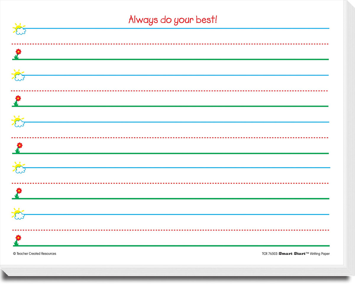 Teacher Created Resources Writing Paper 76503, 360 Sheets