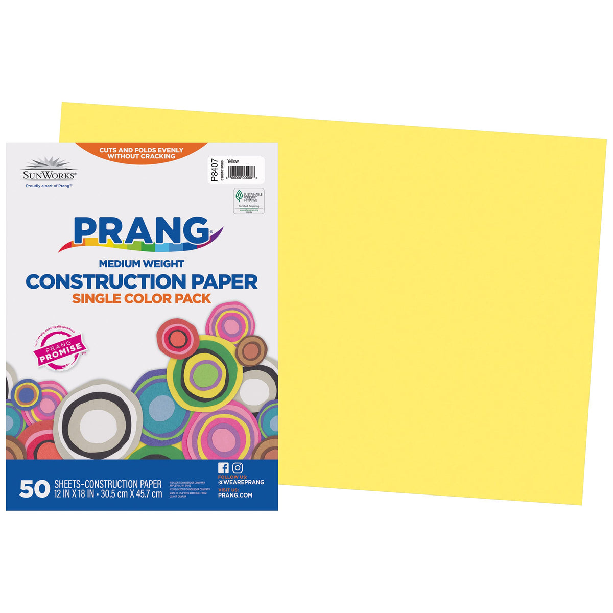 Prang Art Media Paper P8407, 50 Sheets