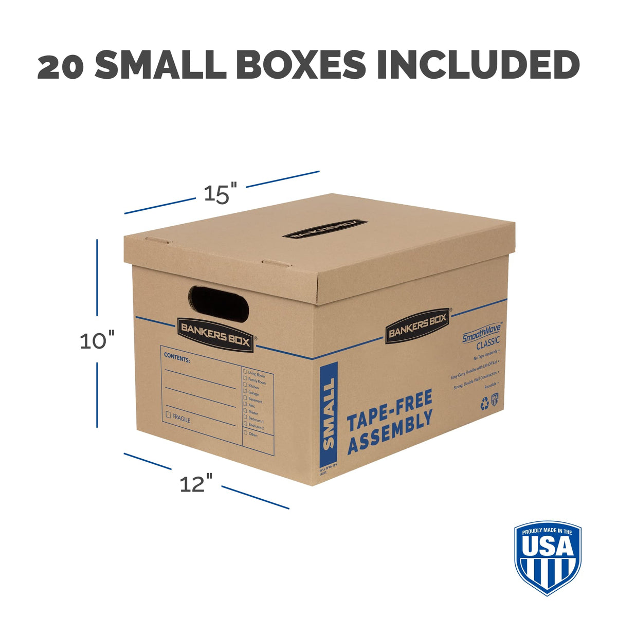 Bankers Box Storage Box 7714210, 20 Pack – view 3