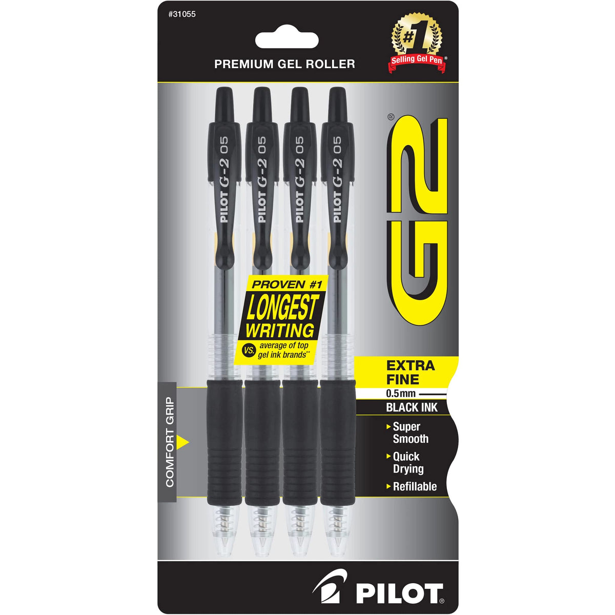 PILOT Writing Instrument 31055, 4 Count
