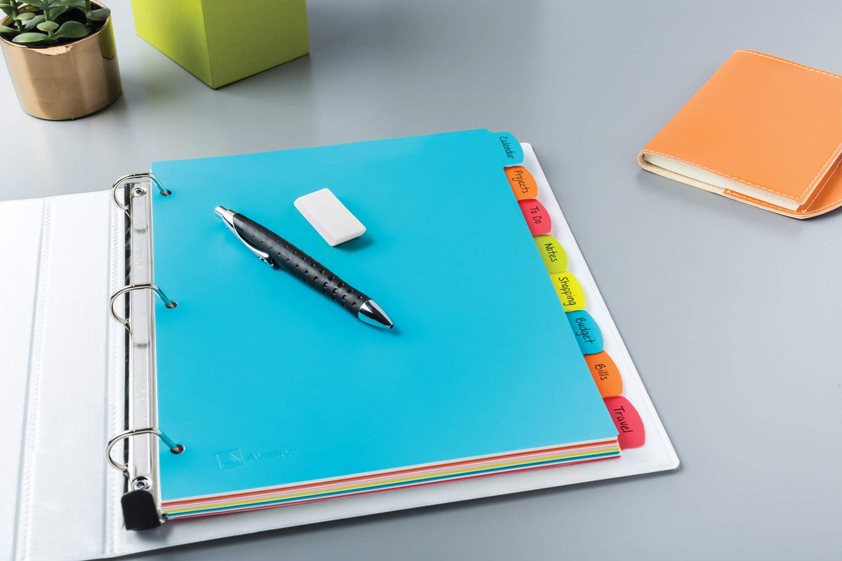 Avery Binder Divider 16130, 8 tab – view 5