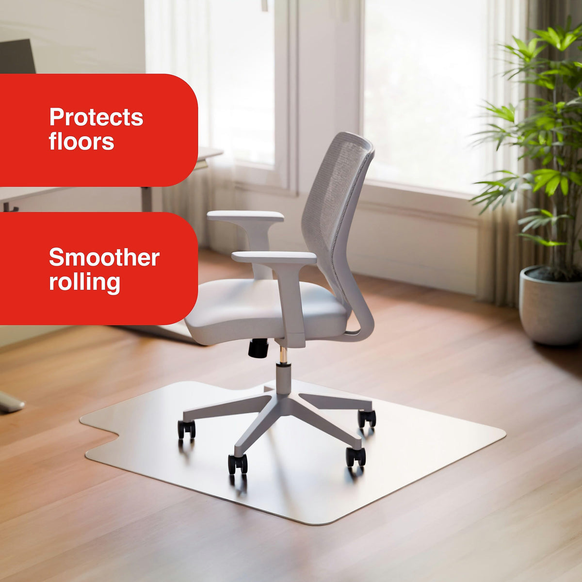 Staples Chair Mat 20231-CC, 45" x 53" – view 2