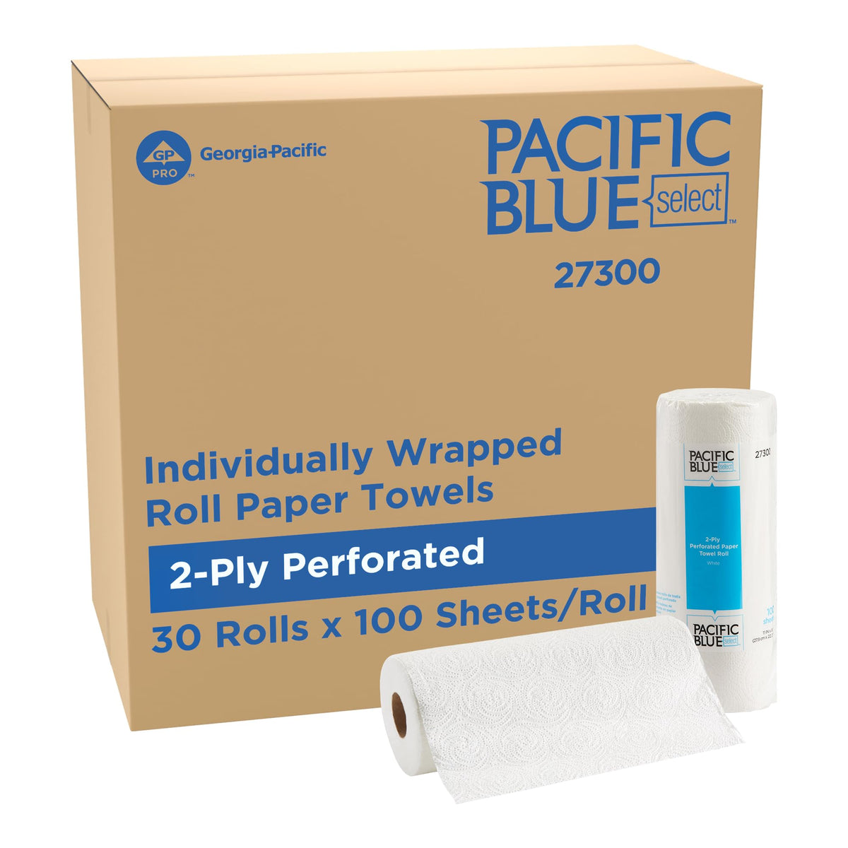 Georgia-Pacific Paper Towel 27300, 30 Rolls (100 Sheets each), 3000 Count