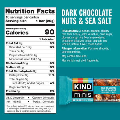 KIND Snack Food Bar 602652279638, 20 Count – view 2