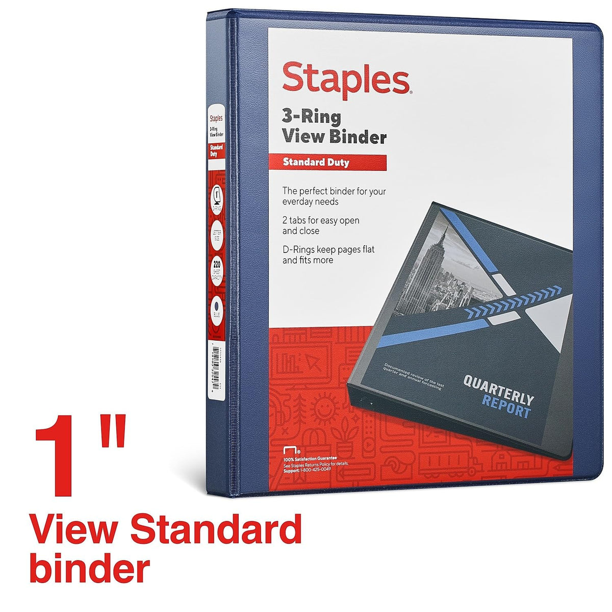 Staples Storage Binder ST55418-CC, 1-Inch – view 2