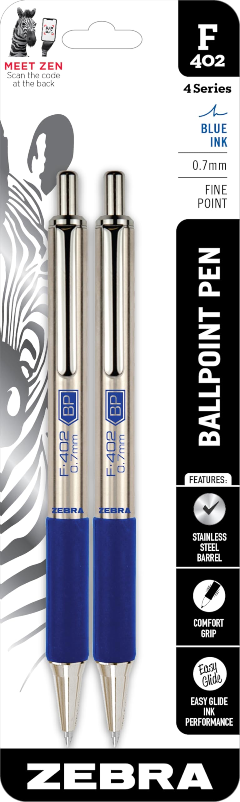 Zebra Pen Writing Instrument 29222, 1 Count (Pack of 2)