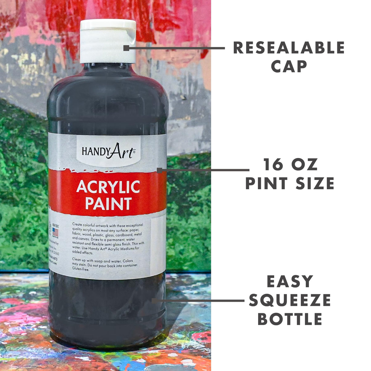 Handy Art Paint 101-100, 16 Fl Oz – view 2