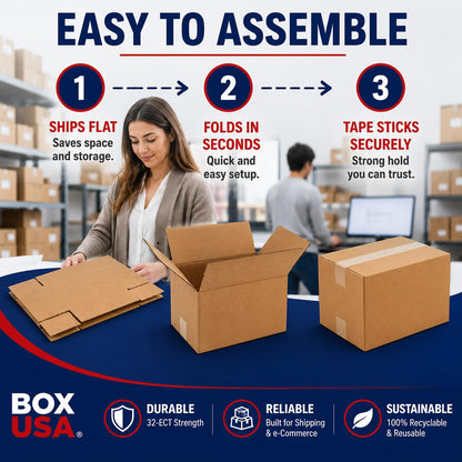 BOX USA Shipping Box 1288, One Size, 25 Count – view 7