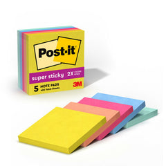 Post-it Self Stick Note 654-5SSJOY, 3" x 3"