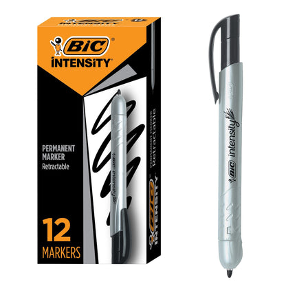 BIC Marking Pen PMR11-BK, 12 Count