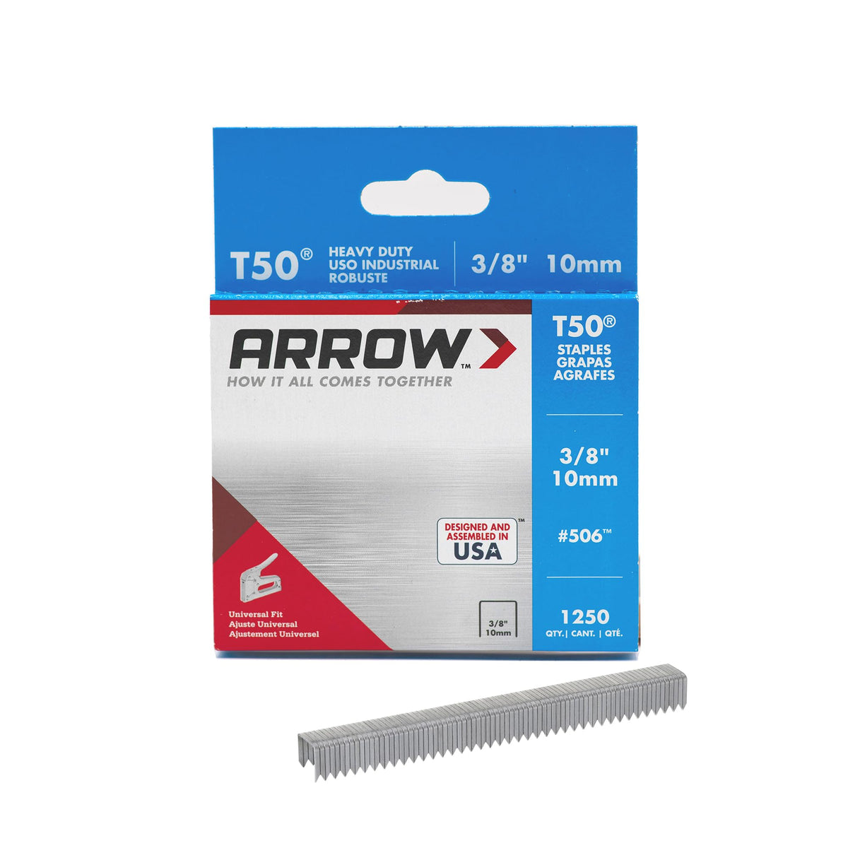 Arrow Fastener Hardware Staple 506, 3/8 in.
