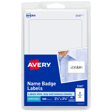 Avery Label 5147, 2-1/3 in. x 3-3/8 in.