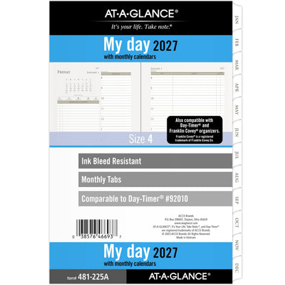 AT-A-GLANCE Planner 481-225A, Size 4 Desk
