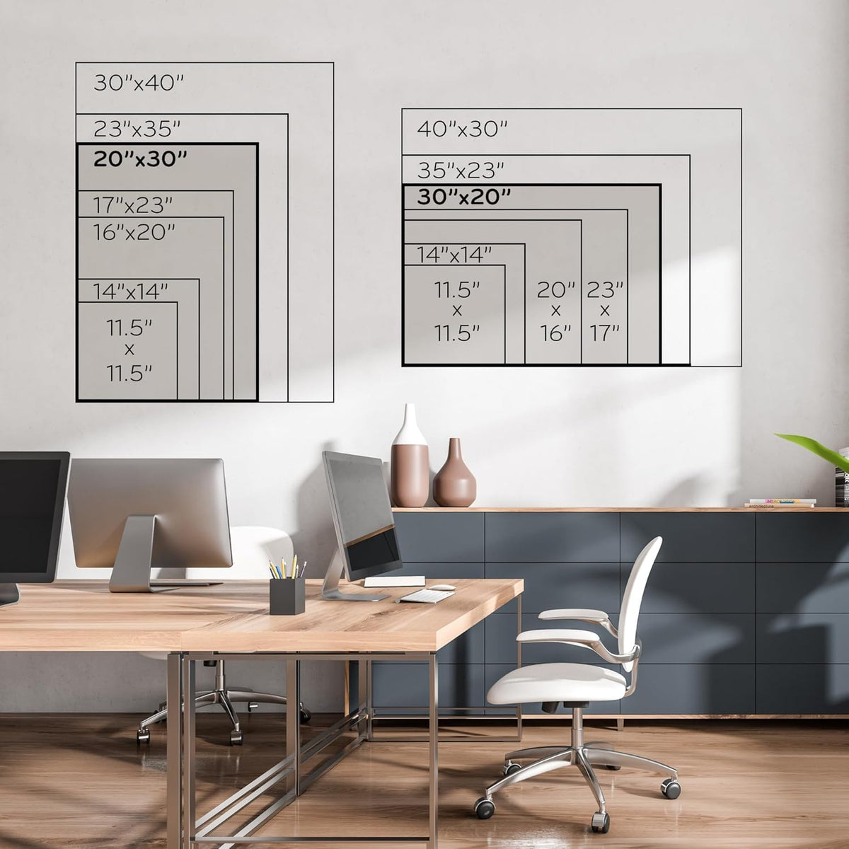 U Brands Writing Board 2075U00-01, 30"W x 20"H – view 8