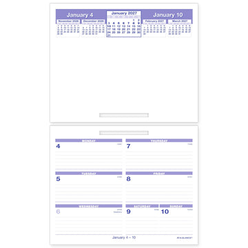 AT-A-GLANCE Calendar SW705X50, 5.5" x 7" Page