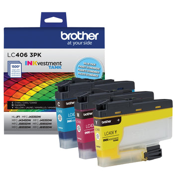 Brother Inkjet Printer Ink LC4063PKS, 3 Count