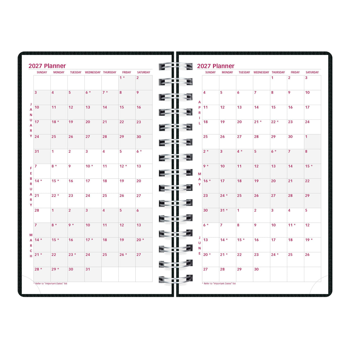 Brownline Planner CB634V.BLK-27, 8" x 5" – view 5