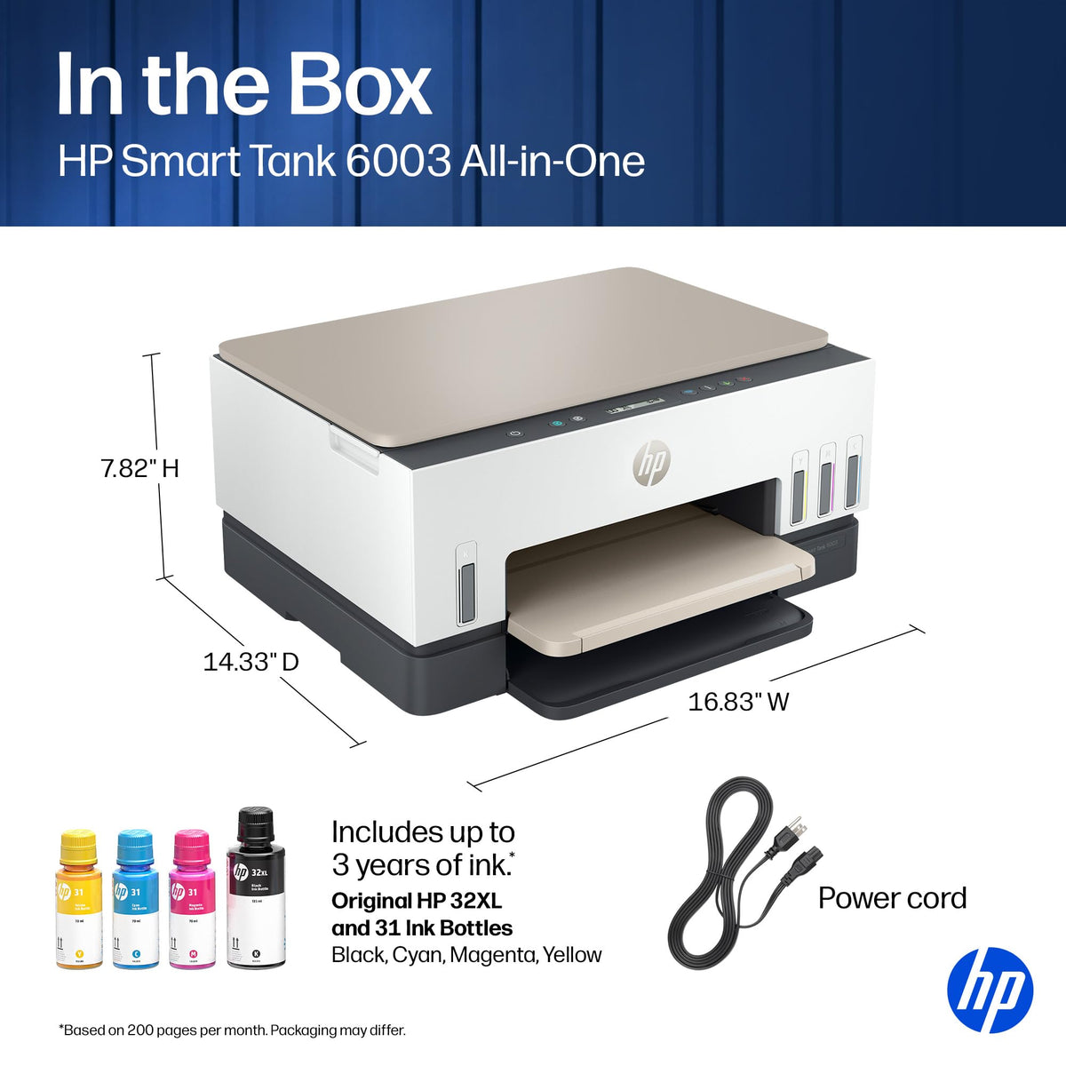 HP Printer 9B5C8A#B1H, one size – view 5