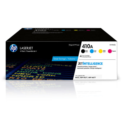 HP Laser Printer Toner CF410AQ, 4 Pack