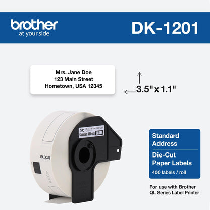 Brother Label DK1201, 1 Roll, 400 Count – view 2