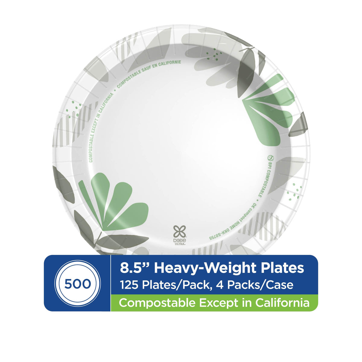 Georgia-Pacific Dishware Plate SXP9PATH, 8.5 in, 4 Count – view 2