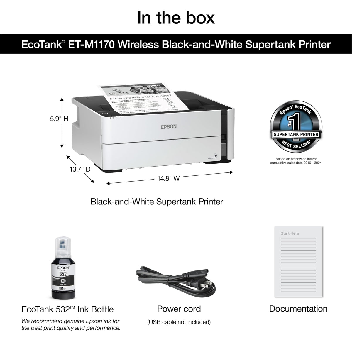 Epson Printer ET-M1170, Regular – view 6