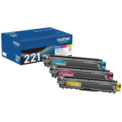 Brother Laser Printer Toner TN2231PK, Standard Yield, 3 Count