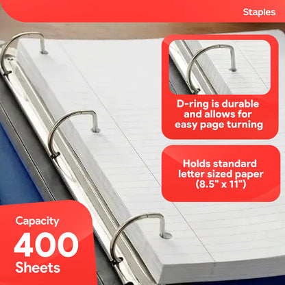 Staples Storage Binder 648825, 1.5-Inch – view 3