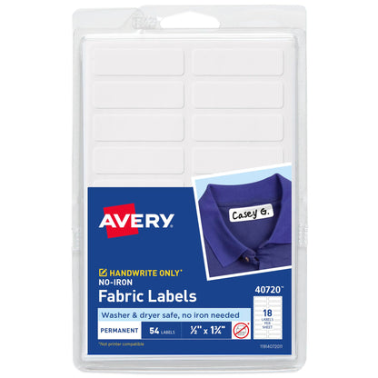 Avery Label 40720, 1/2" x 1-3/4", 54 Count