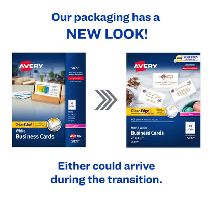 Avery Card Stock 5877, 2" x 3.5", 400 Count – view 3