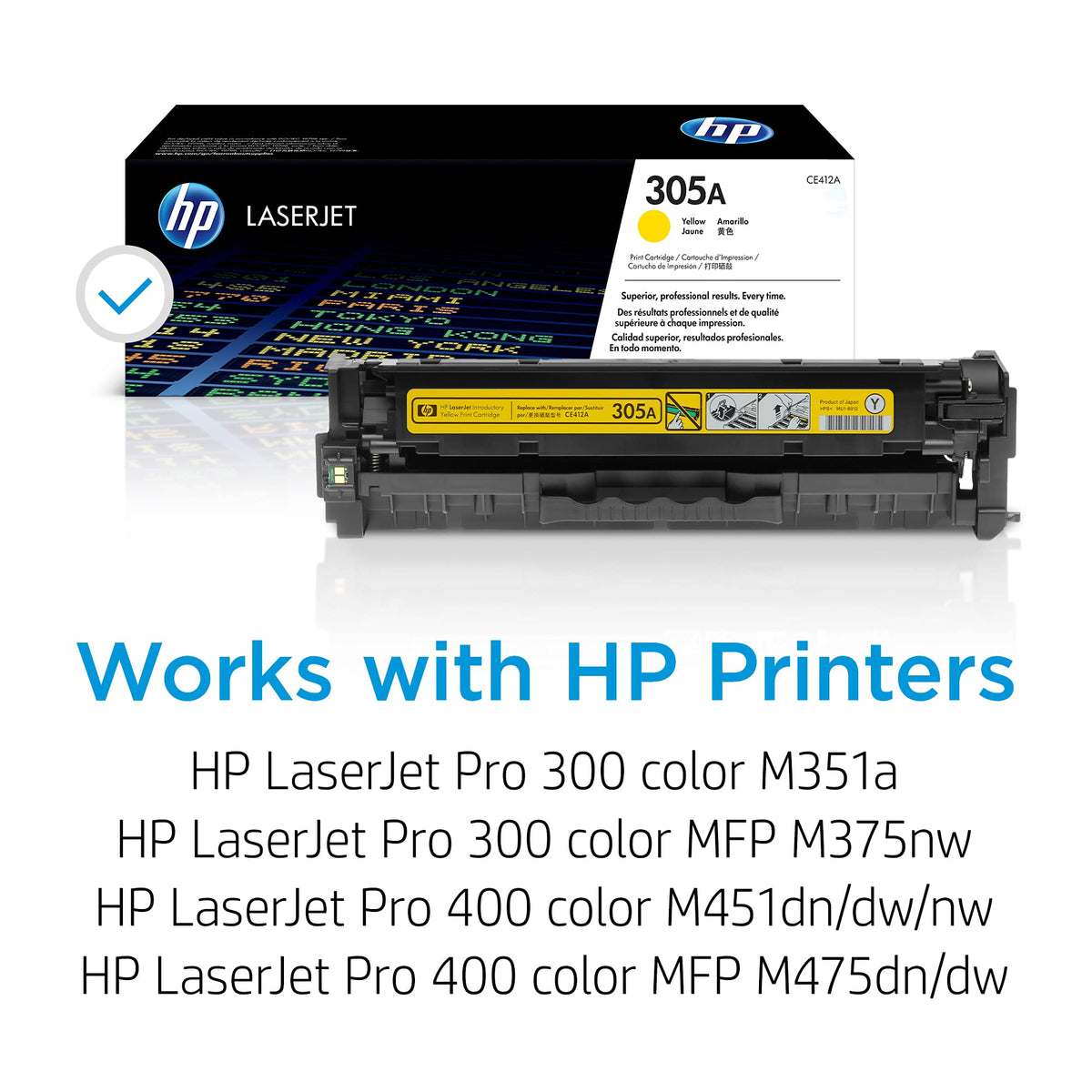 HP Laser Printer Toner CE412A – view 2