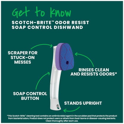 Scotch-Brite Utility Sponge 451A-4, Dishwand – view 3
