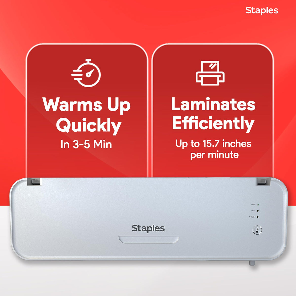 Staples Laminator OL312S, 12.9'' -inch – view 7