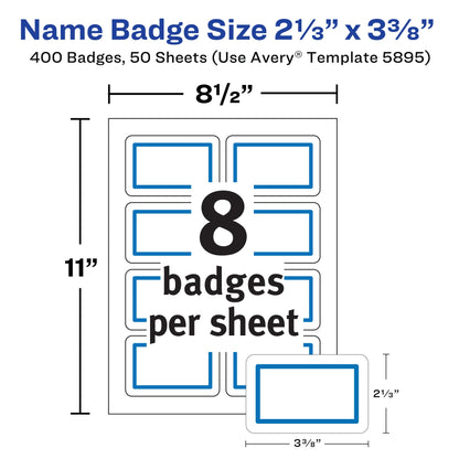 Avery Label 5895, 2-1/3" x 3-3/8" – view 4