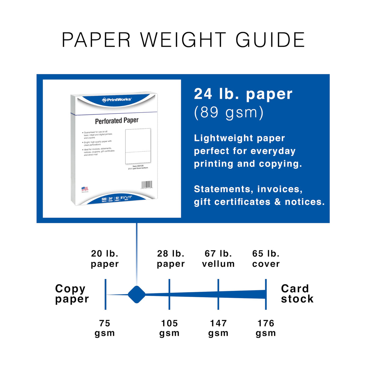 PrintWorks Print Copy Paper 04124C, 2500 Sheets – view 3