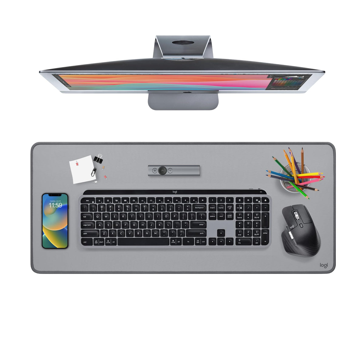 Logitech Desk Pad 956-000047, 11.8" x 27.6"