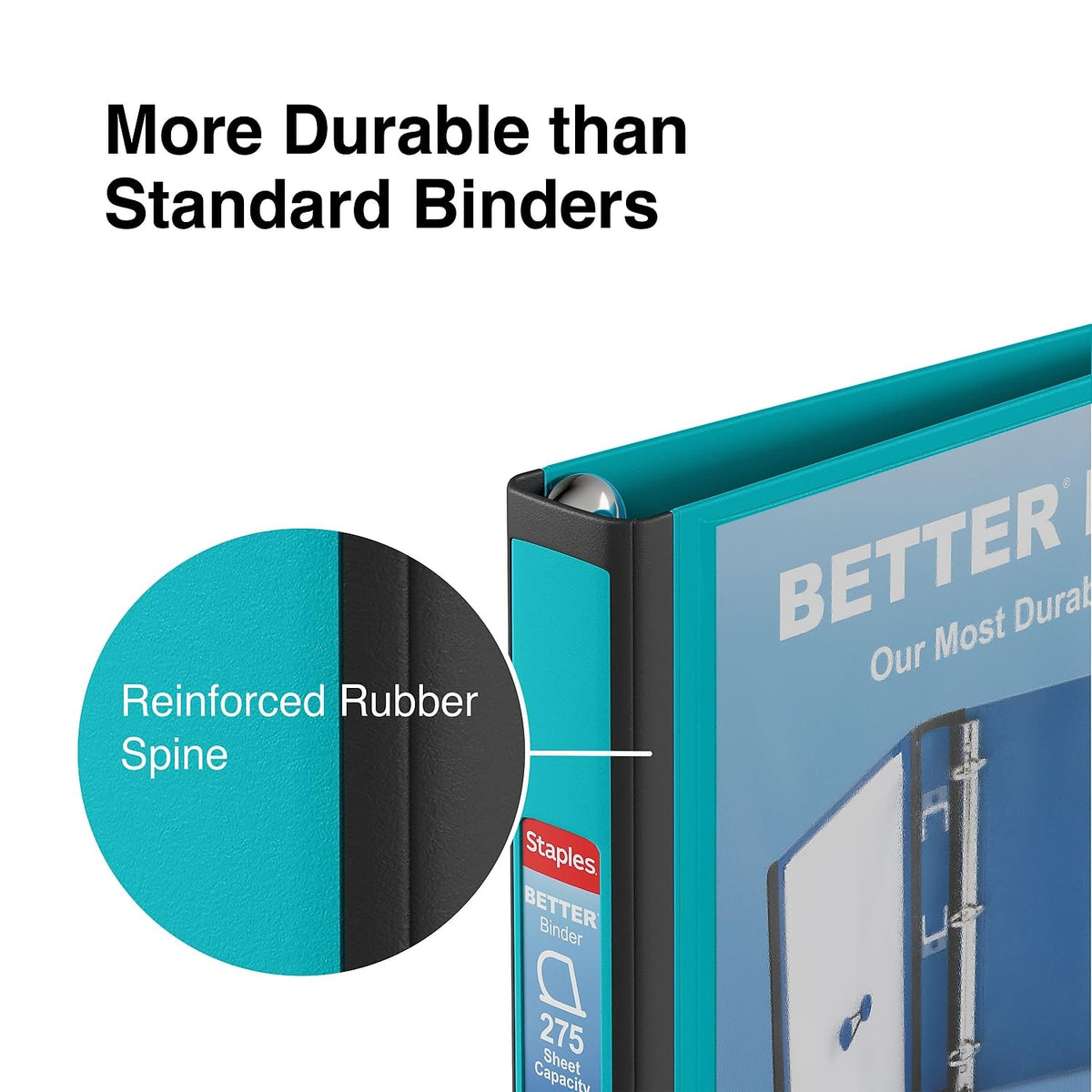 Staples Storage Binder ST55842-CCVS, 1-Inch, 3 Count – view 5