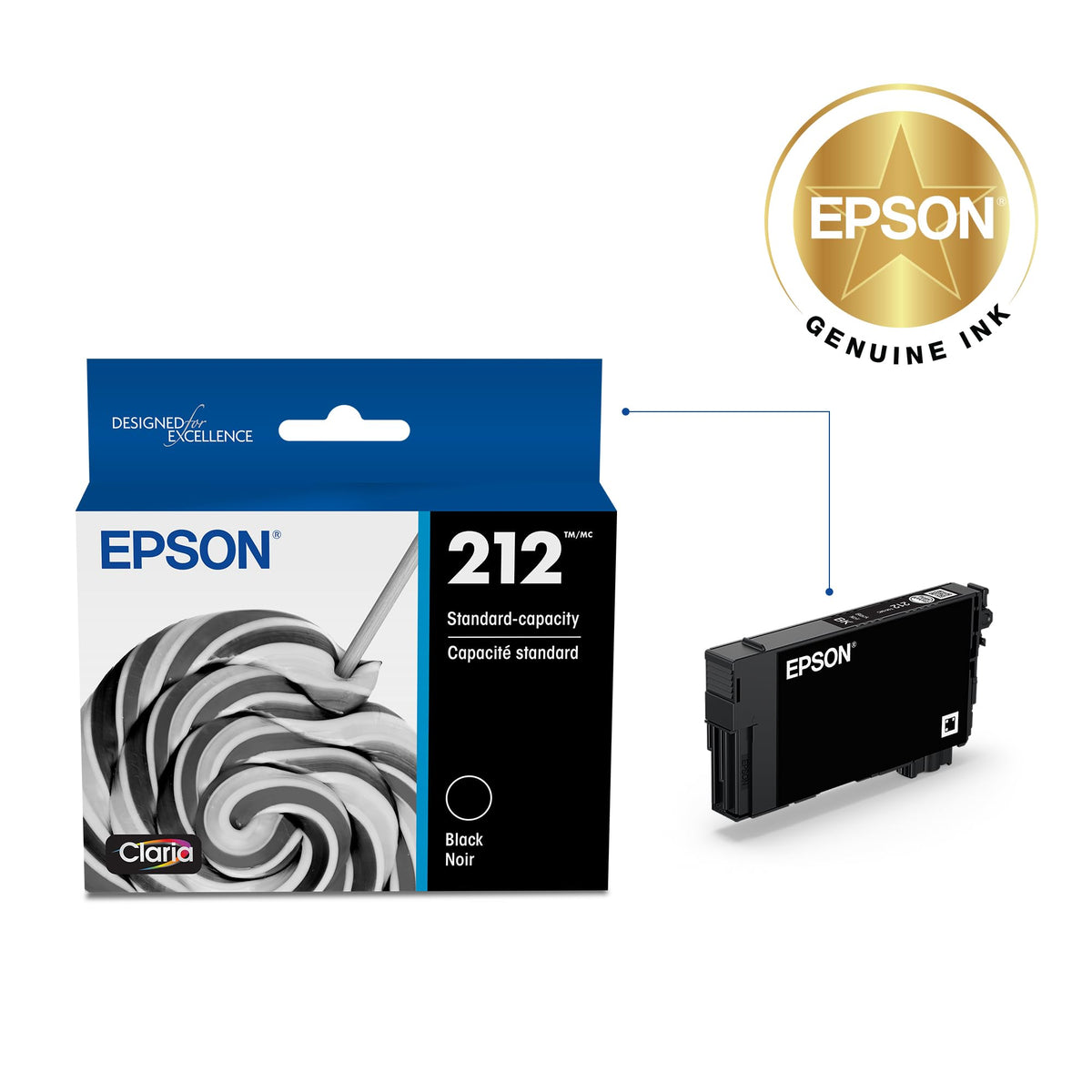 Epson Inkjet Printer Ink T212120-S, Standard – view 2